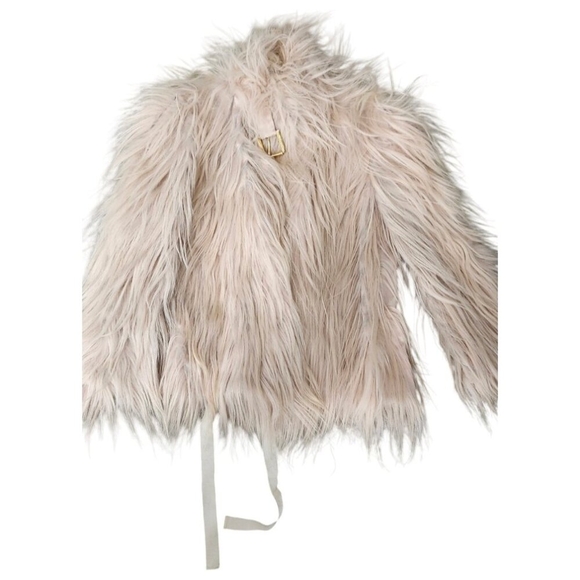 2008 ROBERTO CAVALLI Pale Pink Kidassia Fur Jacket - Picture 2 of 15